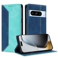 thumbnail image 2 of Phone Case for Google Pixel 8 Pro FOXDOCK Premium Leather,Creative Dual-Color Cover with Card Slot,Shockproof, 2 of 7