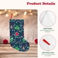 thumbnail image 4 of Uemuo Christmas Print Christmas Stockings, 18inch Xmas Hanging Stocking Decorations for Christmas Party Family Decor, 4 of 7
