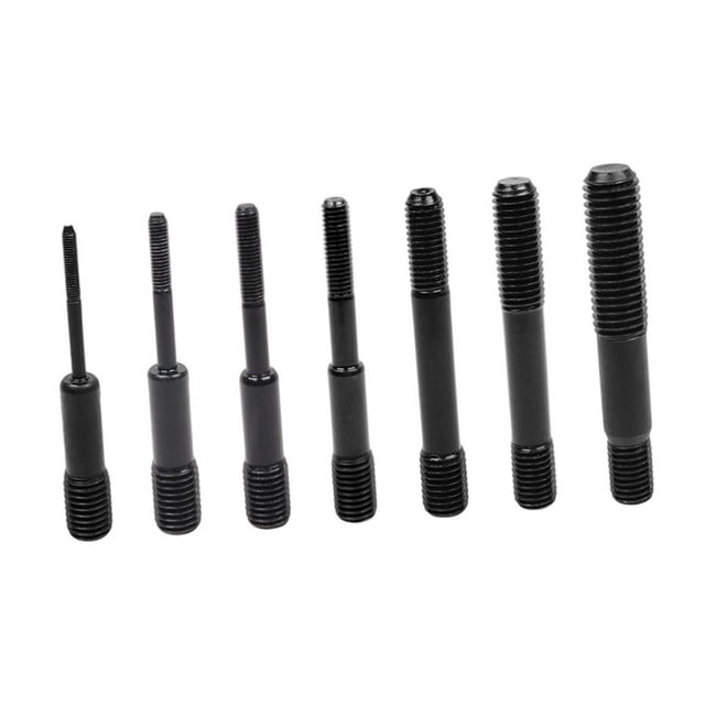 Rongfmy 7 Pieces Air Hydraulic Rivet Nut Tool Tool Setting Kit Quick Change Rivnut Riveting for Construction Manufacturing Industries