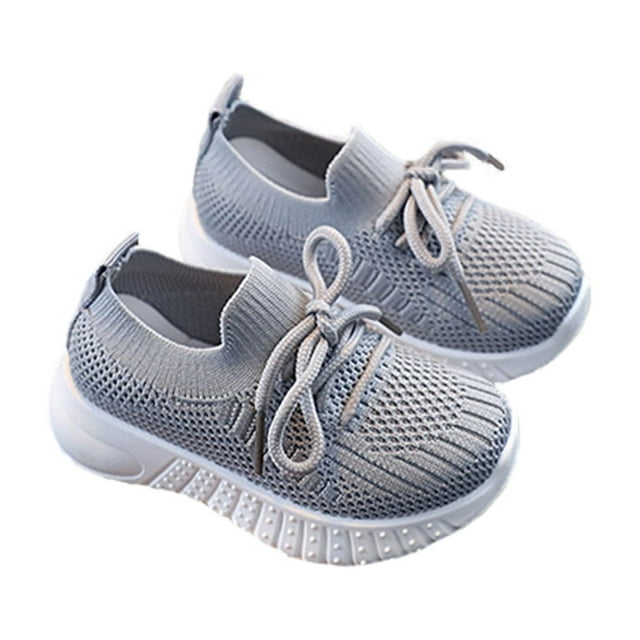 TBWNWG Breathable Mesh Sneakers for Toddlers First Walking Steps with Flexible Non- Sole Design,Size 5-5.5 Years
