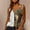 Multicolour, variant on Womens Tops Women's Ladies V Neck Zipper Tops Casual Printing T-Shirt Sleeveless Blouse Vest Womens Tops Dressy Casual on Clearance
