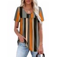 thumbnail image 1 of Blusa plisada de manga corta con cuello en V Top WEESO para mujer, 1 of 5