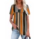 thumbnail image 1 of Blusa plisada de manga corta con cuello en V Top WEESO para mujer, 1 of 5