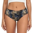 thumbnail image 1 of Fotbe Watercolor Snake Skin Calzones Estampados para Mujer – Ropa Interior de Algodón, Cómoda, Suave y Elástica-Small, 1 of 6