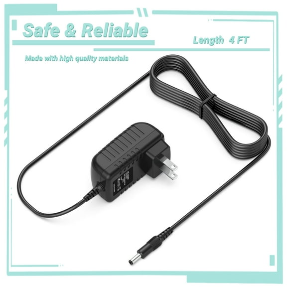 Yolmary AC Adapter Charger Compatible with SUN-0900070 10" O2COOL Fan Power Supply Cord
