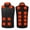 Black, variant on Heated Vest USB Electric Heated Vest Heating Jacket Winter Vests for Outdoor Motorcycle Camping Fishing Skiing Black M