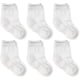thumbnail image 1 of Calcetines antideslizantes para niños de 1 a 3 años - 6 pares de calcetines para bebé, niños, niña, niño, recién nacido - Blanco, 1 of 4