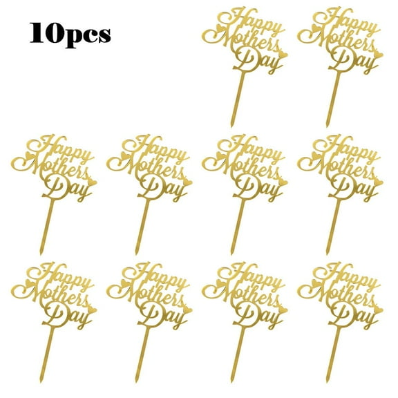 Dleadar Make Your Mother's Day Special with Acrylic Cake Topper Party Decoration Home Decor