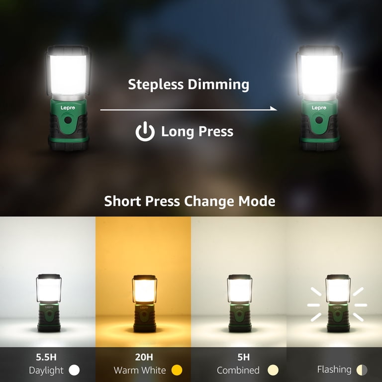 Lepro Mini Camping Lanterns, 350 Lumens, 2-Pack photo 3
