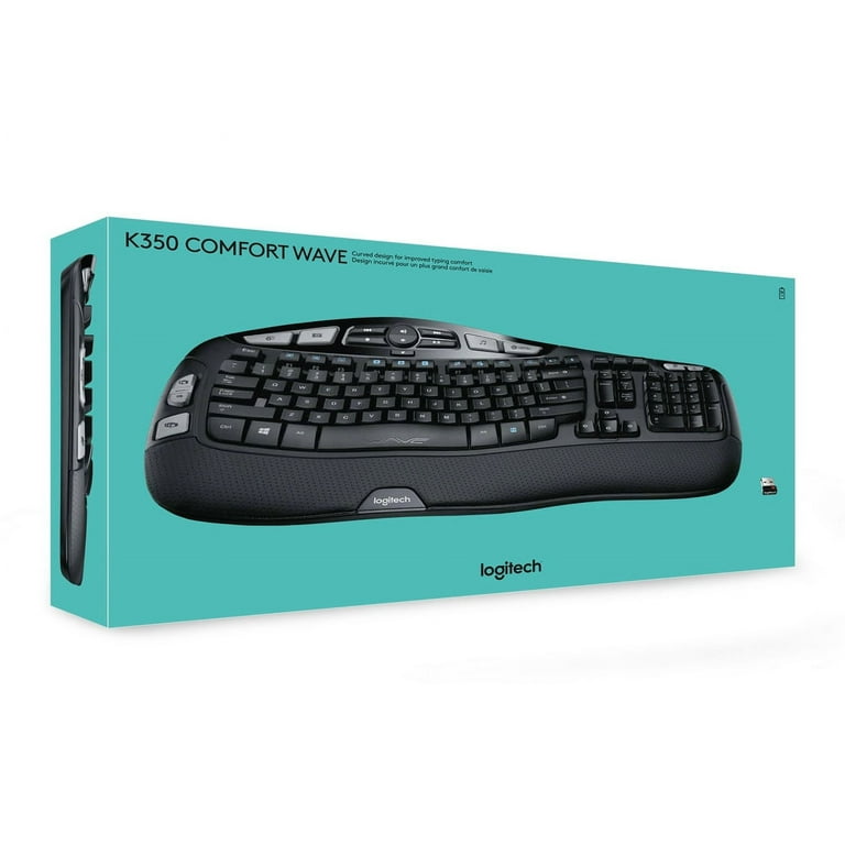 【美品】Logitech K350 ワイヤレスキーボード Amazon.com: Logitech MK550 Wireless Wave K350 Keyboard and MK510