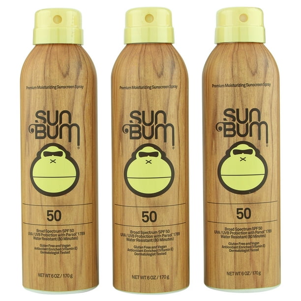 Sun Bum SPF 50 Sunscreen Spray 3 Ct 6 oz
