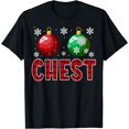 thumbnail image 1 of T-Shirt de Noël Assorti pour Chest Nuts, Couples Drôles - Blanc - 3TG, 1 of 2