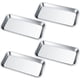 thumbnail image 1 of Bandeja de instrumentos de 4 piezas, bandeja rectangular de acero inoxidable, bandeja de laboratorio para laboratorio, 1 of 5