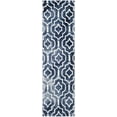 thumbnail image 2 of Safavieh Dip Dye Lairos Distressed Wool Runner Rug, Navy/Ivory, 2'3" x 8', 2 of 11