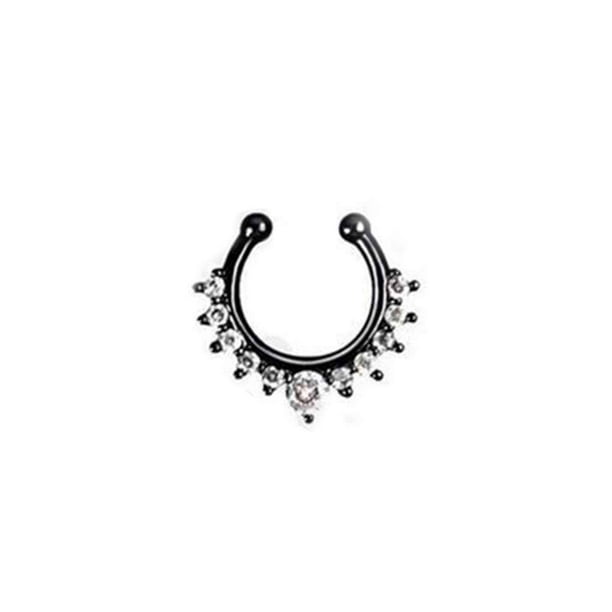 Septum ring hotsell transparent