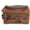 (7.5 inch) Small Size, variant on (7.5 inch Small) Real Full Grain Leather Toiletry Bag for Men, Dopp kit with Lining, Toiletries Organizer, Travel Bag Pouch, Bathroom Shaving Kit Zipper Bag