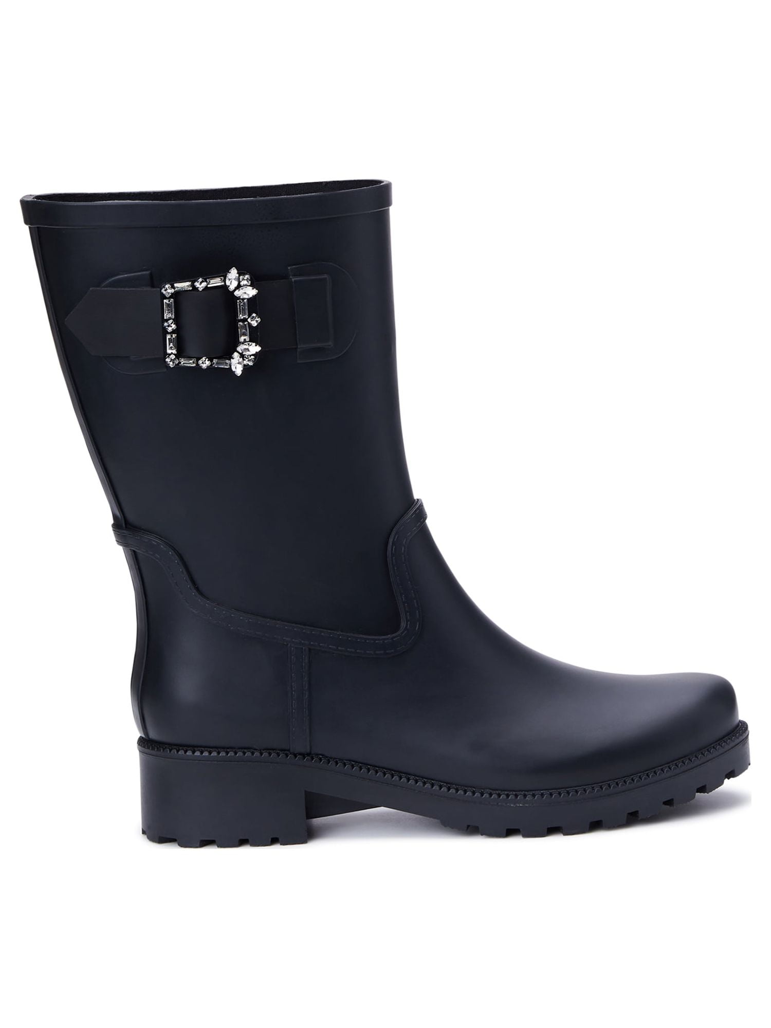 【Anyone more】Erlen Two Buckle Long Rain Boots 0fccf46f-f627-48da-aa0c-