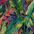 thumbnail image 5 of Orinice Shower Curtain Tropical Jungle Leaves Hawaiian Plants Bird of Paradise Flower Beautiful Exotic  60x72, 5 of 7