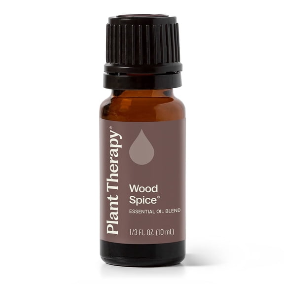 Plant Therapy Wood Spice Essential Oil Blend 10 mL (1/3 oz) 100% Pure, Undiluted, Natural Aromatherapy