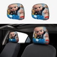 thumbnail image 1 of El Bebé Jefazo 3 Funda Protectora Universal para Reposacabezas de Coche, Funda Elástica para Reposacabezas de Asiento de Auto, Funda de Tela Antipolvo, Accesorios de Interior 2 Piezas, 1 of 6