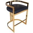 thumbnail image 6 of Beaumont Lane Metropolitan Living Faux Leather Counter Stool in Gold and Black, 6 of 6