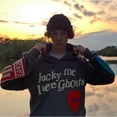 thumbnail image 5 of Trendy Letter Graphic Hoodie Pullover for Men and Teens, Retro Street Style Sweatshirt with Color Block Sleeves, 5 of 7