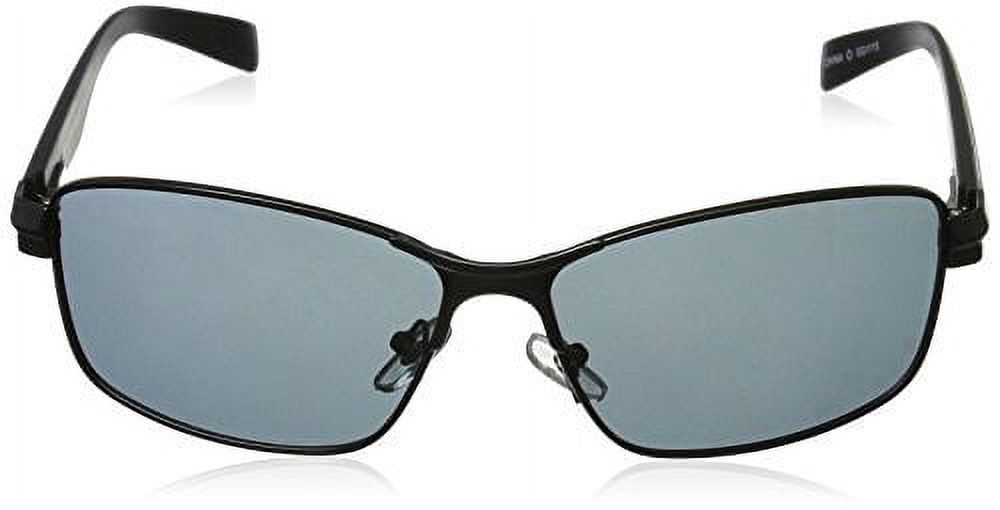 foster grant men's transport polarized 10229235.com polarized rectangular sunglasses, black, 140 mm - image 2 of 5