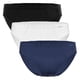 thumbnail image 1 of AMMANN calzoncillos hombre Pack de 3 - Cotton & More mini calzoncillos, rayas tono sobre tono, mezcla de algodón Blanco/azul oscuro/negro XL (X-Large), 1 of 7