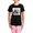 With Pink Camo Pant, variant on - Creation Of Labs Pajamas - Women's Short Sleeve Print T-Shirt and Pants Dark Cotton Pajama Set