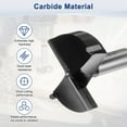 thumbnail image 2 of Broca Forstner Uxcell para Trabajos en Madera, 2-5/16in (59mm) Punta de Carburo Vástago Redondo Cortador de Bisagra para Abrir Agujeros en Madera, 2 of 7