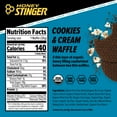 thumbnail image 5 of Honey Stinger Organic Gluten-Free Energy Waffle Snack, Cookies & Cream, 1.06 oz, 6 Count, 5 of 6