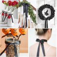 thumbnail image 4 of LAICAIW Solid Color Black Satin Ribbon, 3/8 Inches x 25 Yards Fabric Satin Ribbon for Gift Wrapping, Crafts, Hair Bows Making, Wreath, Wedding Party Decoration and Other Sewing Projects\u2026, 4 of 7