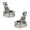 Silver, variant on Glass&Bottle Jar Pour Lid – Stainless Steel Wide Mouth Spout with Flip Cap for Jars Airtight Proof Lid for Home Brewing Fermenting Fruit and Drinks
