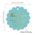 thumbnail image 6 of Inkdotpot Real Gold Foil Thank You Baby/ Bridal Shower Tags Favor Hang Paper Tags 100 Pieces, 6 of 7