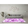 thumbnail image 3 of Ahgly Company Indoor Square Abstract Purple Modern Area Rugs, 7' Square, 3 of 4