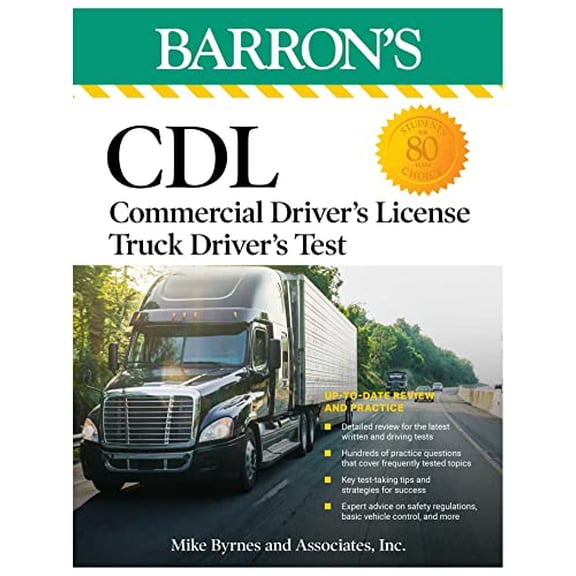 Pre-Owned CDL: Commercial Driver's License Truck Driver's Test, Fifth Edition: Comprehensive Subject Review + (Paperback) by Mike Byrnes and Associates