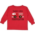 thumbnail image 3 of Inktastic Daddy's Little Firefighter Boys or Girls Long Sleeve Toddler T-Shirt, 3 of 5