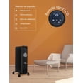 thumbnail image 2 of RED VELVET "Calefactor Radiador 2000W con Pantalla LCD - Calentador Eficiente y Moderno para Hogar y Oficina, Control de Temperatura Ajustable", 2 of 5
