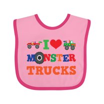 Inktastic I Love Trucks Boys or Girls Baby Bib