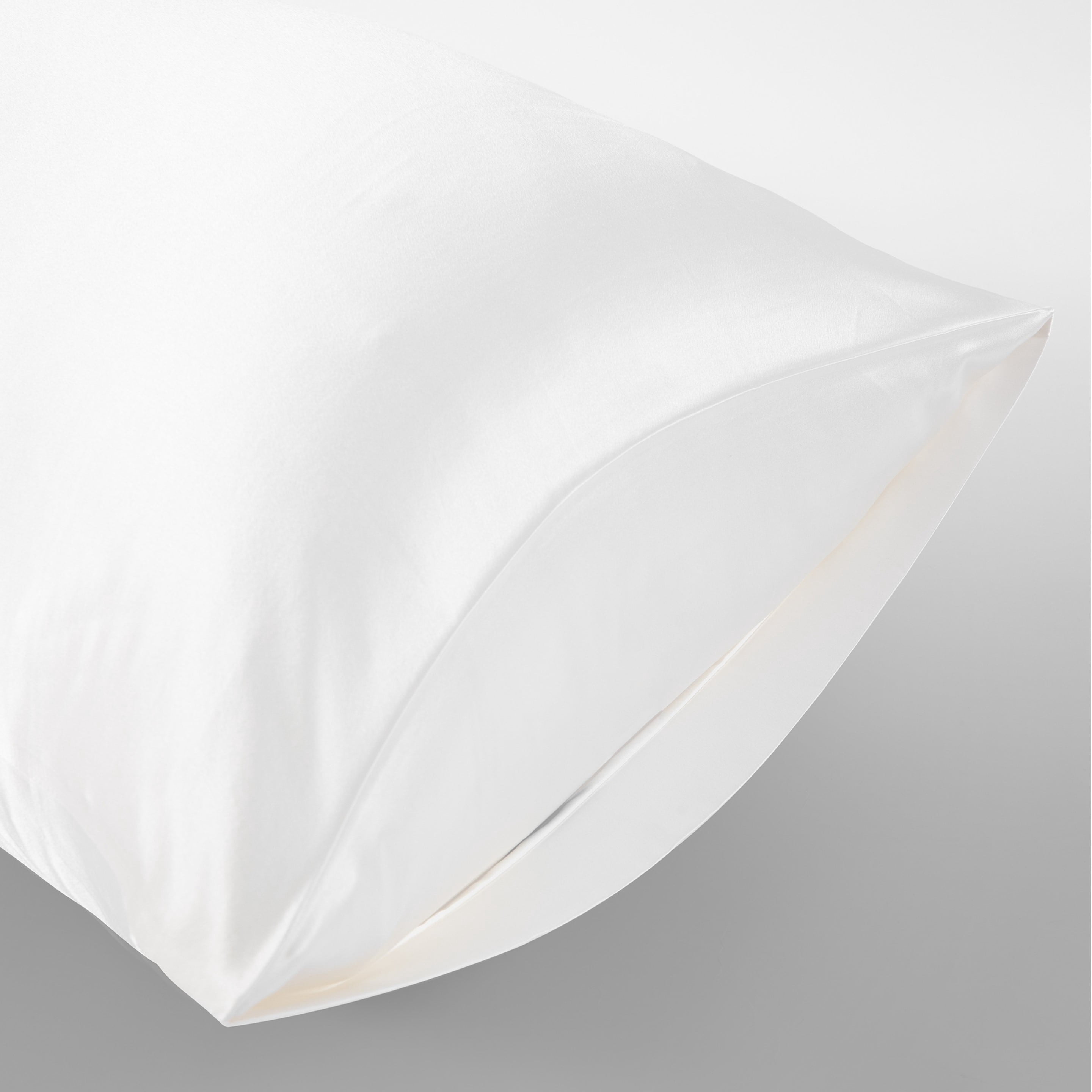 100% Mulberry Silk Pillowcase for Hair and Skin, Envelope Style Luxurious 19 Momme Pillow Case Cover Silver Pink N/A King