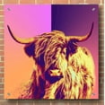 thumbnail image 3 of Epic Art 'Highland Cow Crush,' Acrylic Glass Wall Art, 36"x36", 3 of 7