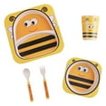 thumbnail image 2 of Juego de cubiertos para niños de 5 piezas - Abeja amarilla Xemadio 2034563-1, 2 of 9