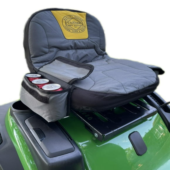 Universal Riding Lawn Mower Seat Cover with Built-in Cooler and Protection