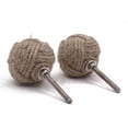 thumbnail image 5 of Rii Brand Jute Door Knobs Natural Color Twisted Rope Knobs Set of 12, 1.75", 5 of 5