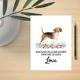 thumbnail image 2 of Koyal Wholesale Jumbo Pet Sympathy Card with Envelope, Beagle, Dog Grief Bereavement Card 8.5" x 11", 1-Pk, 2 of 5