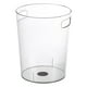 thumbnail image 2 of Bote de Basura, Bote de Basura Transparente, Cubo de Almacenamiento de Bote de Basura de Escritorio, Probado y Confiable, 2 of 2
