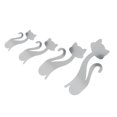 thumbnail image 3 of Adhesivo de pared Jadeshay espejo forma de gato decoración de pared, 3 of 12