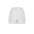 thumbnail image 6 of Dealovy Shorts for Women Casual Summer Elastic Waist Wide Leg Solid Color Comfy Beach Shorts with Pockets, 6 of 7