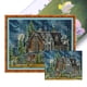 thumbnail image 1 of Hilo Algodón Bordado Punto Cruz Con Castillo Oscuro 14CT 59x46cm, 1 of 9