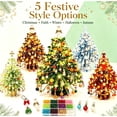 thumbnail image 4 of DIY Beaded Christmas Tree Kit for Adults, Crystal Tabletop Tree with Cross Dove Bible Charms, Christian Holiday Gift, 4 of 5